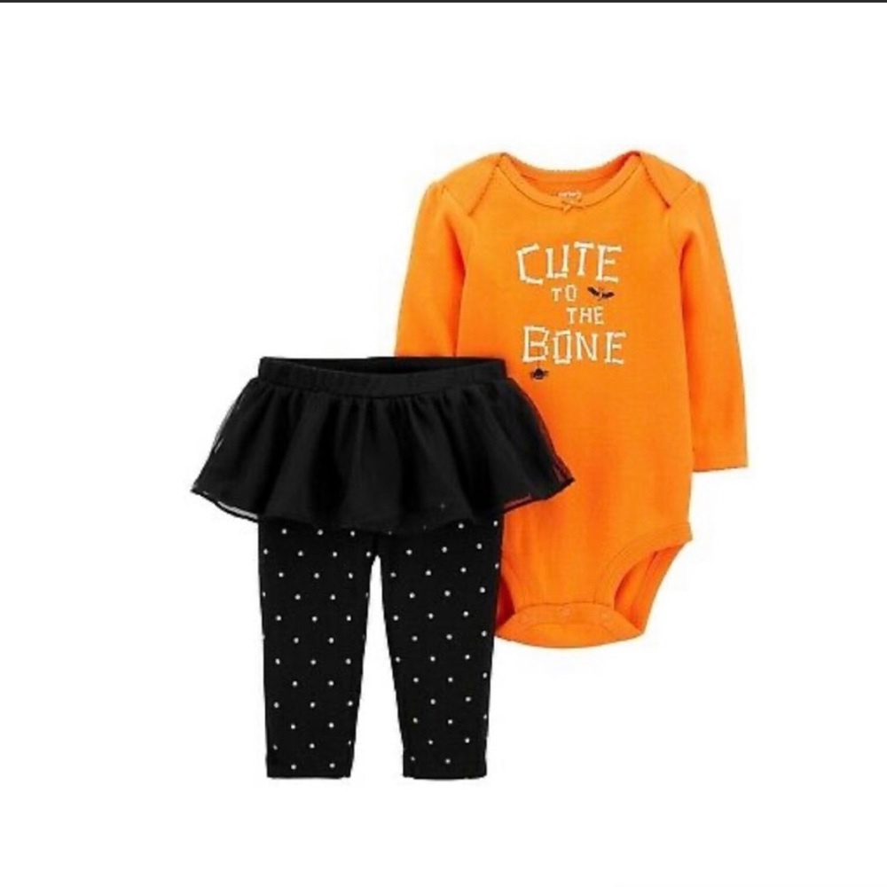Carter's Halloween Onsie Tutu Set